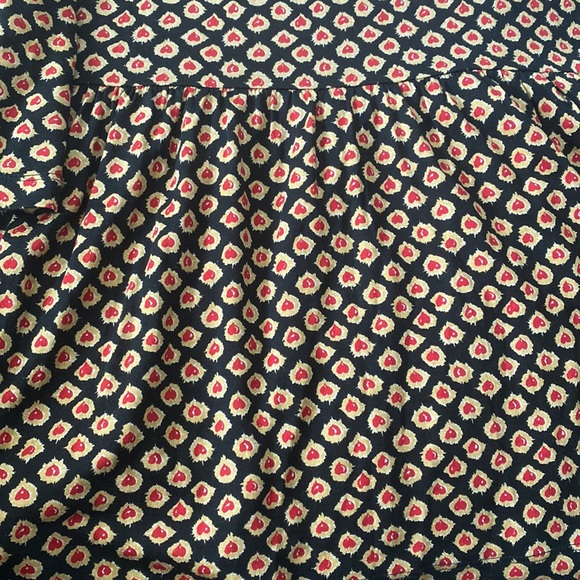 Diane Von Furstenberg Amore Red Hearts Turtleneck Top♥️🖤♥️ - Picture 9 of 10